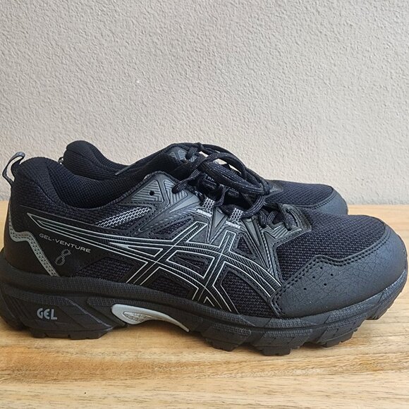 ASICS Gel-Venture Shoes Mens Size Black Trail Running Extra